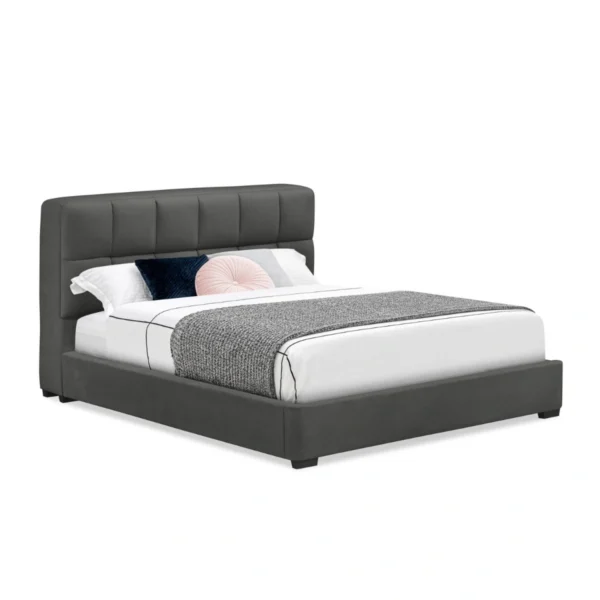 Mẫu giường ngủ bọc vải hiện đại Simora