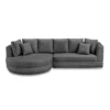 Mẫu sofa chữ L da AMALEA