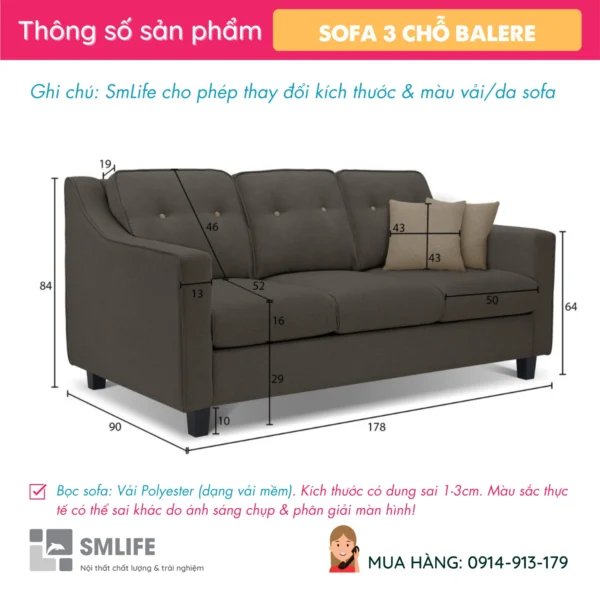Mẫu sofa văng vải chất lượng BALERE (2)