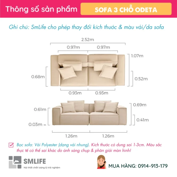 Mẫu sofa văng vải chất lượng ODETA (2)