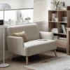 Sofa băng bọc da 2 chỗ NOELIA (4)