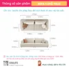 Sofa băng da cao cấp 4 chỗ phòng khách YELIZ (2)