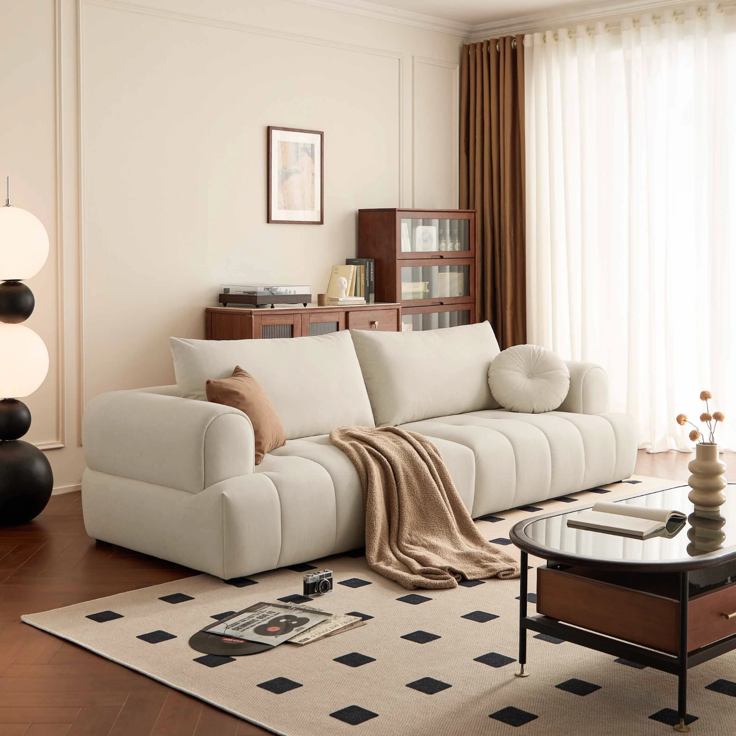 Sofa bang da cao cap 4 cho phong khach YELIZ 3