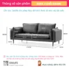 Sofa băng da hiện đại 4 chỗ tựa liền ADAIN (2)