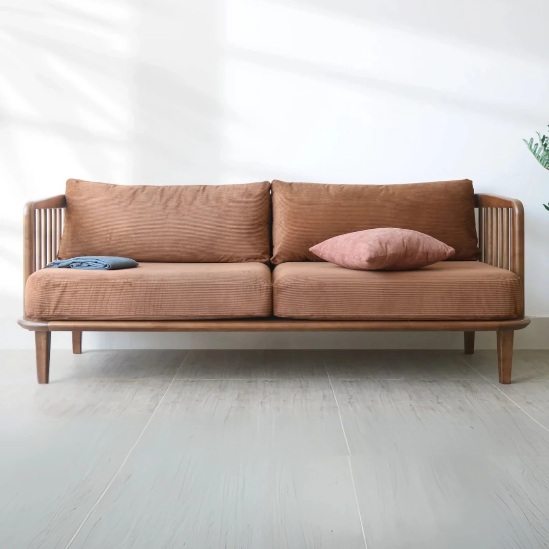 Sofa bang go tu nhien Kuny 6 Sofa bang go tu nhien Kuny 6