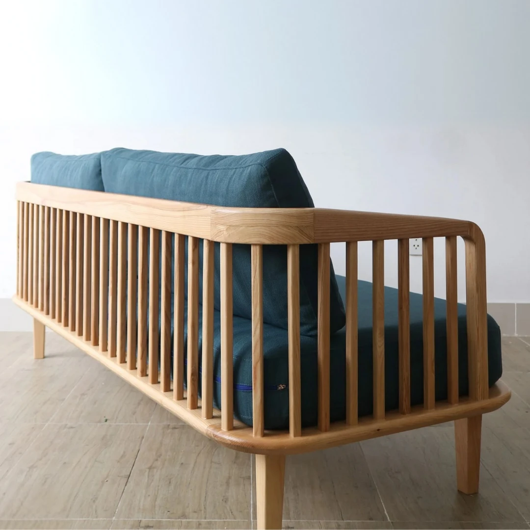 Sofa bang go tu nhien Kuny TN 10 Sofa bang go tu nhien Kuny TN 10