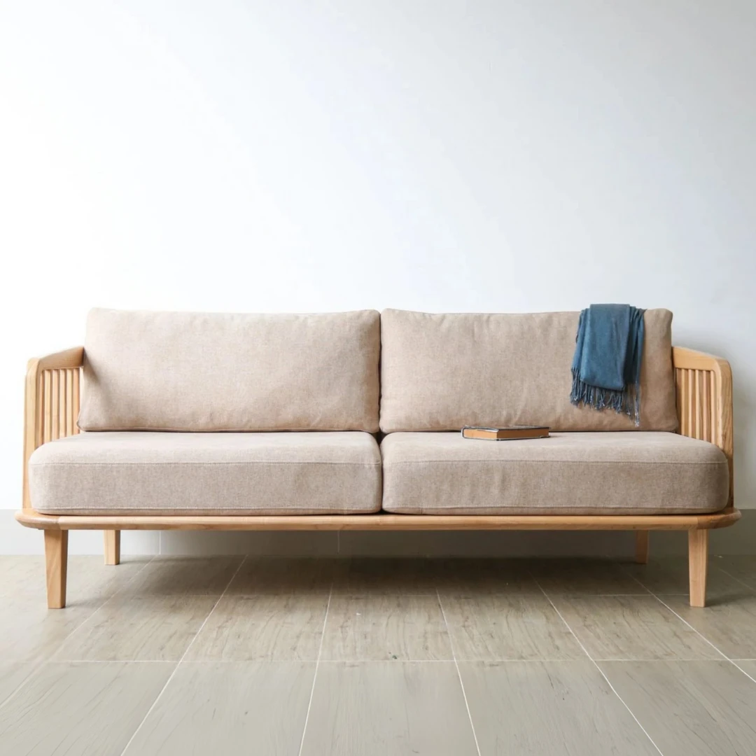 Sofa bang go tu nhien Kuny TN 18 Sofa bang go tu nhien Kuny TN 18