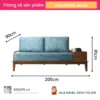 Sofa băng gỗ tự nhiên hiện đại Minae (2)