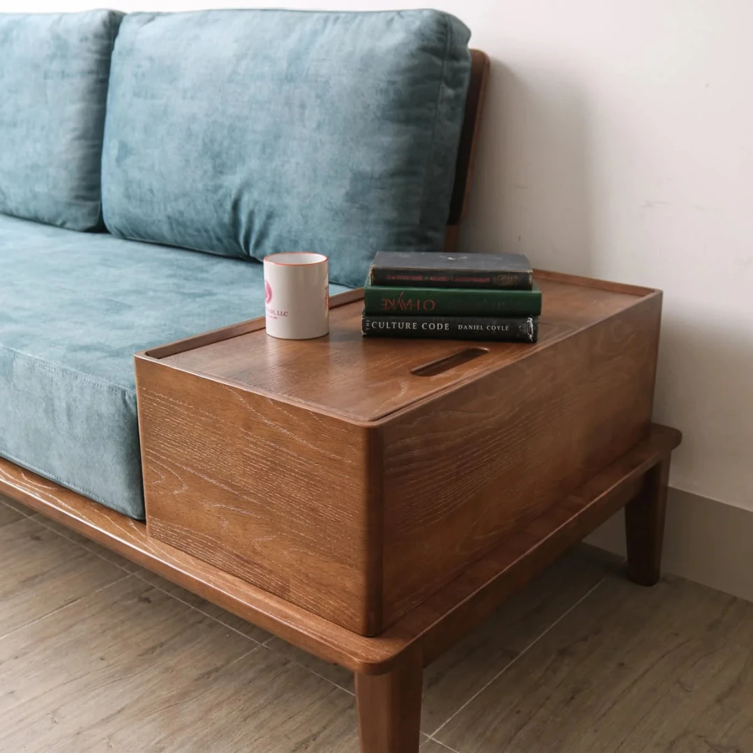 Sofa bang go tu nhien hien dai Minae 6 Sofa bang go tu nhien hien dai Minae 6
