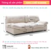 Sofa băng vải cao cấp 3 chỗ WAREINE (2)