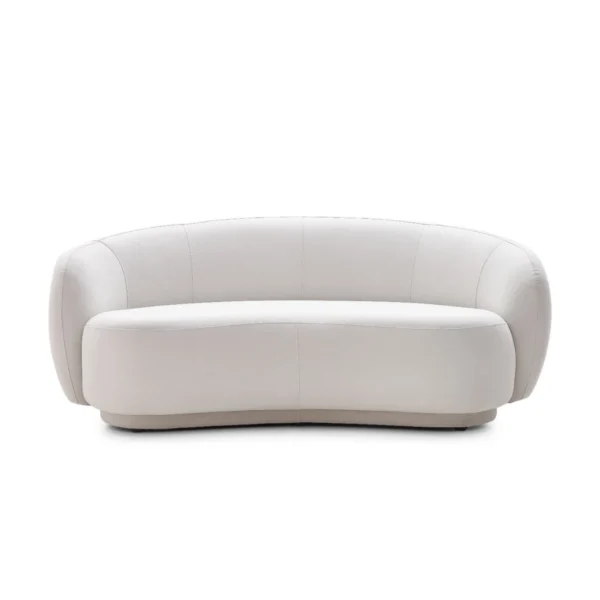 Sofa da cao cấp thiết kế 2 chỗ tựa liền GRIFFEN
