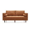 Sofa da cao cấp thiết kế 3 chỗ tựa rời GORMANT