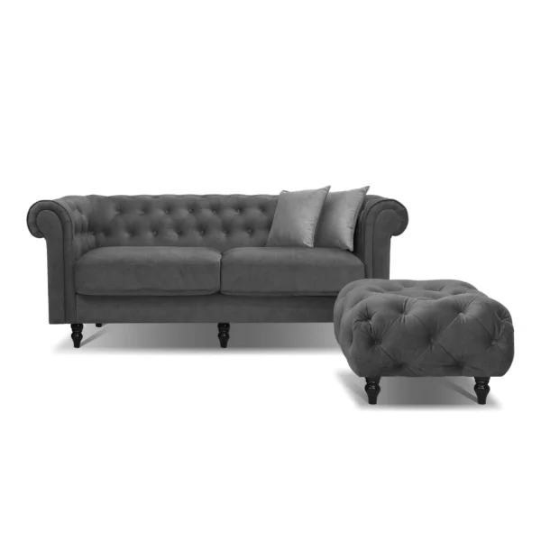 Sofa da phòng khách có tựa liền kèm ghế đôn BRANWENN (6)
