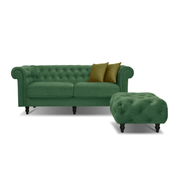 Sofa da phòng khách có tựa liền kèm ghế đôn BRANWENN (9)
