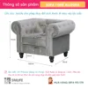 Sofa đơn cao cấp trẻ trung ALLEGRA (2)