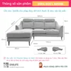 Sofa góc chữ L thiết kế hiện đại ARCHIE (2)