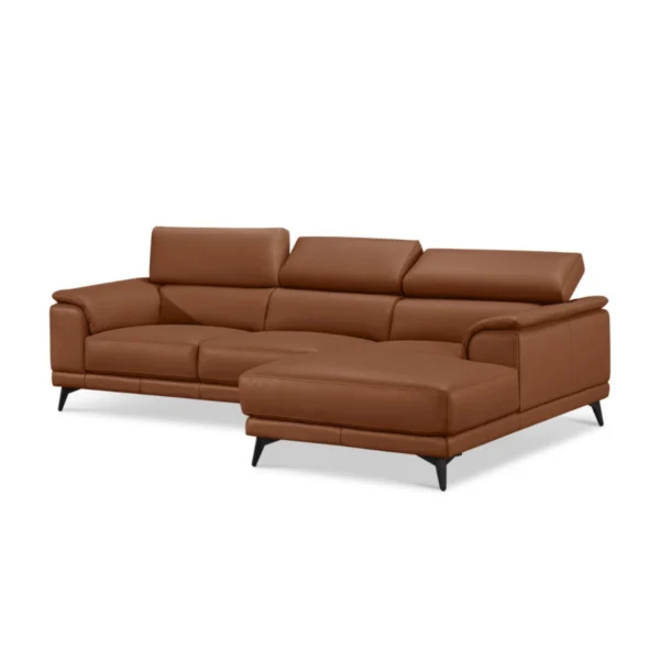 Sofa góc da phòng khách có tựa gật gù ZABIA (4)