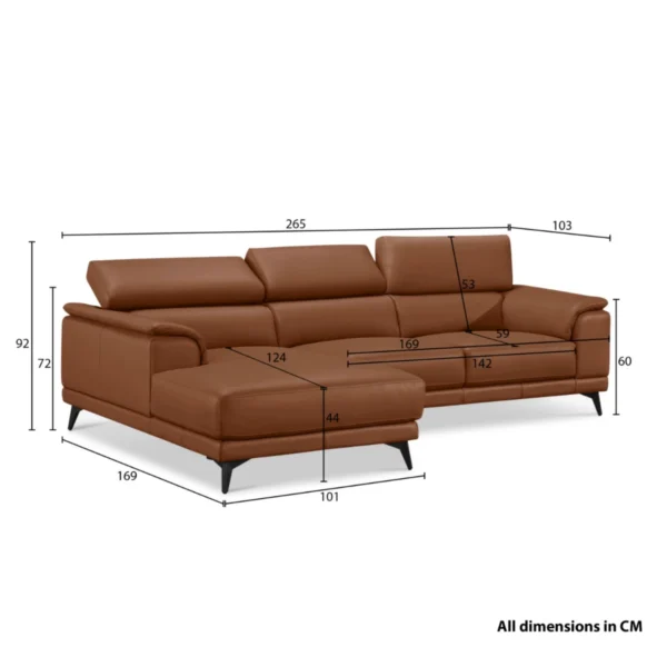 Sofa góc da phòng khách có tựa gật gù ZABIA (8)