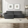 Sofa góc vải phòng khách BASILIO (3)