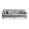 Sofa vải cao cấp thiết kế 3 chỗ tựa liền MCKENNA