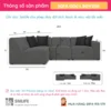 Sofa vải chữ L hiện đại BOVZEK (2)