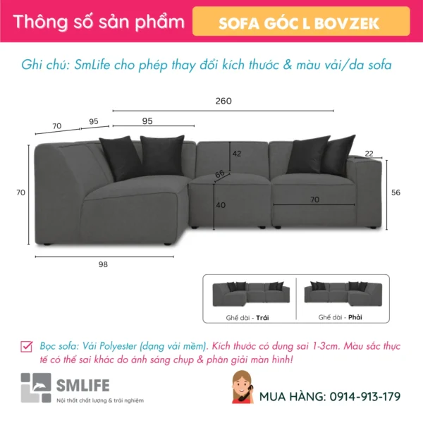 Sofa vải chữ L hiện đại BOVZEK (2)