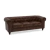 Sofa văng bọc da cao cấp tựa liền BENJAMIN (3)