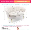 Sofa văng bọc nhung chất lượng ARIEL (2)