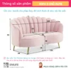 Sofa văng bọc vải có 2 chỗ ngồi ALFIE (2)