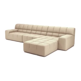 Sofa văng bọc vải có 4 chỗ ngồi ROGER (3)