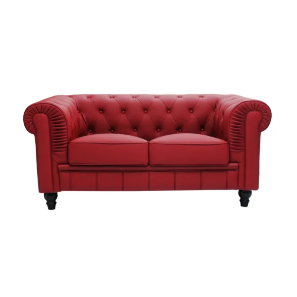 Sofa văng da 2 chỗ tựa liền BENJAMIN (10)