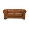 Sofa văng da 2 chỗ tựa liền BENJAMIN (11)