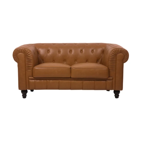 Sofa văng da 2 chỗ tựa liền BENJAMIN (11)