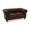 Sofa văng da 2 chỗ tựa liền BENJAMIN (3)