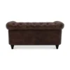 Sofa văng da 2 chỗ tựa liền BENJAMIN (4)