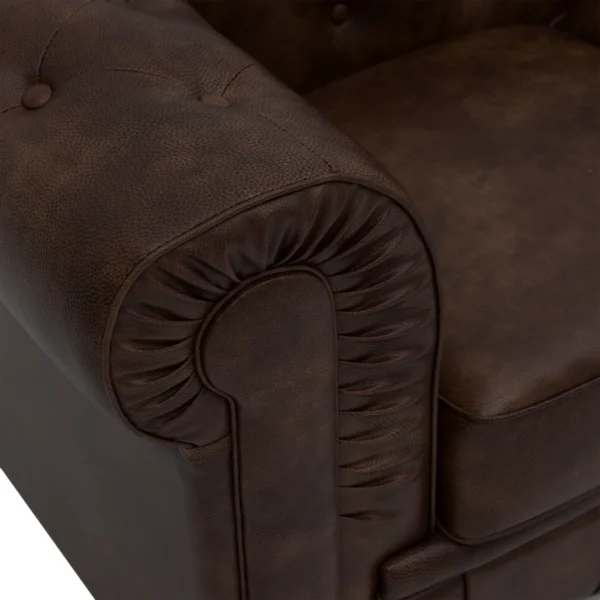 Sofa văng da 2 chỗ tựa liền BENJAMIN (6)