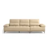Sofa văng da 4 chỗ tựa liền REINHOLD