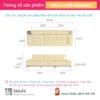 Sofa văng da 4 chỗ tựa liền REINHOLD (2)