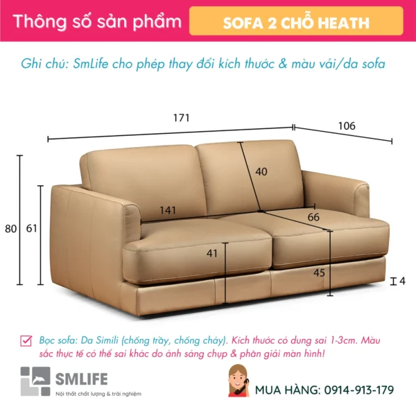 Sofa văng da chất lượng HEATH (2)
