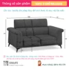 Sofa văng da hiện đại BELLISSA (2)