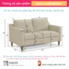 Sofa văng vải 2 chỗ PIETREK (2)