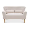 Sofa văng vải 2 chỗ tựa liền DELVIN