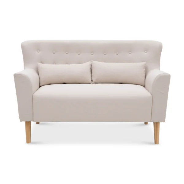 Sofa văng vải 2 chỗ tựa liền DELVIN