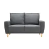 Sofa văng vải 2 chỗ tựa rời KESHIA