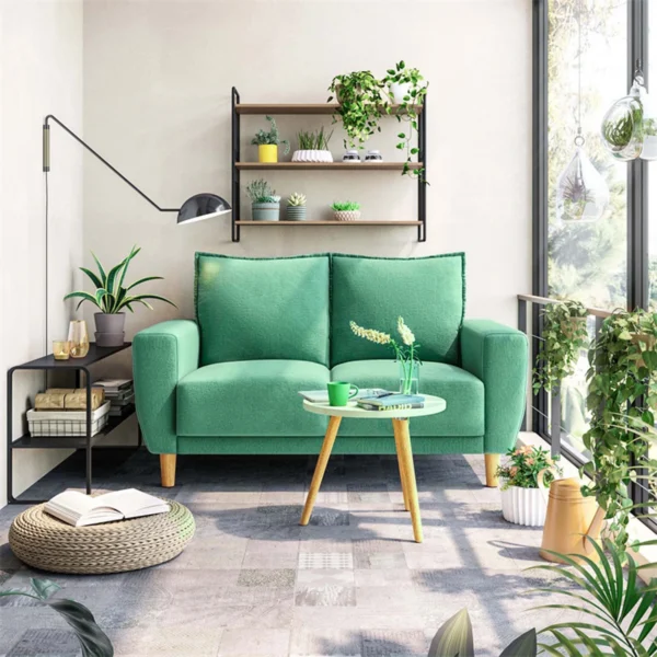 Sofa văng vải 2 chỗ tựa rời KESHIA (11)