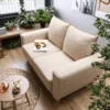 Sofa văng vải 2 chỗ tựa rời KESHIA (14)