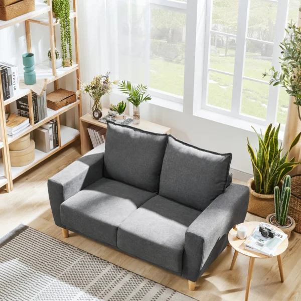 Sofa văng vải 2 chỗ tựa rời KESHIA (3)