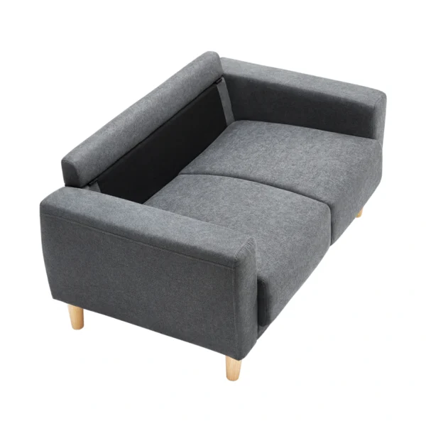 Sofa văng vải 2 chỗ tựa rời KESHIA (6)