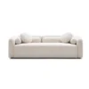 Sofa văng vải 3 chỗ tựa liền GLYNNIS