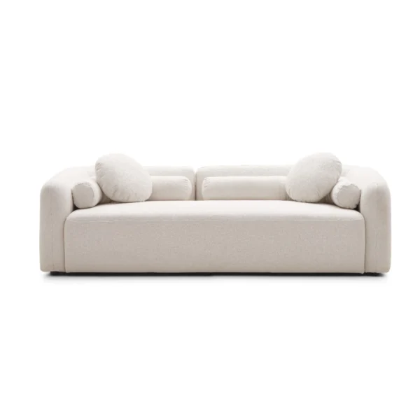 Sofa văng vải 3 chỗ tựa liền GLYNNIS